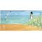 Lighthouse right panorama hand-painted tile