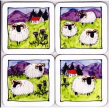 Sheep coaster set