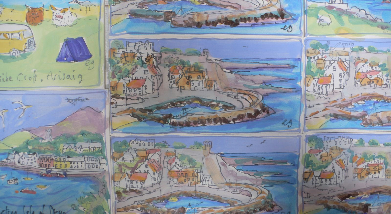 ...'til eventually the colour palette changes and I start on the 'warm' colours...