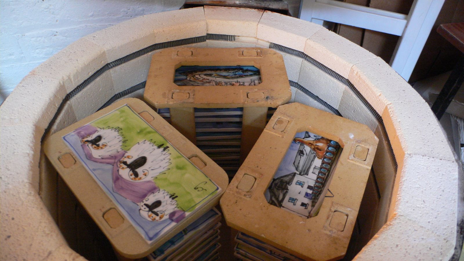 ....and this is what greets me when the kiln is cool enough to open.