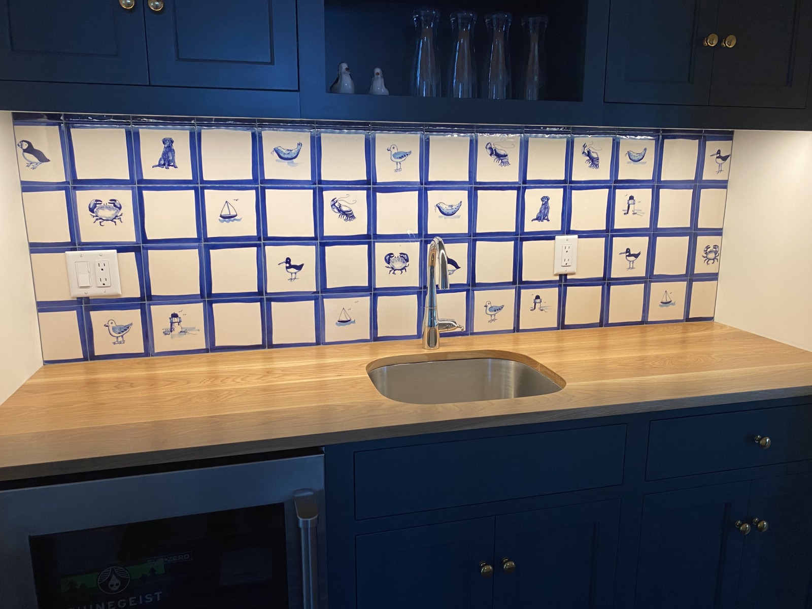 Tiles made in collaboration with Minglewood Homes Inc in the USA