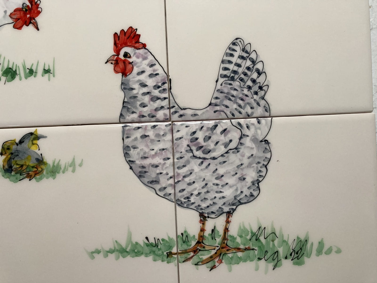 detail hens