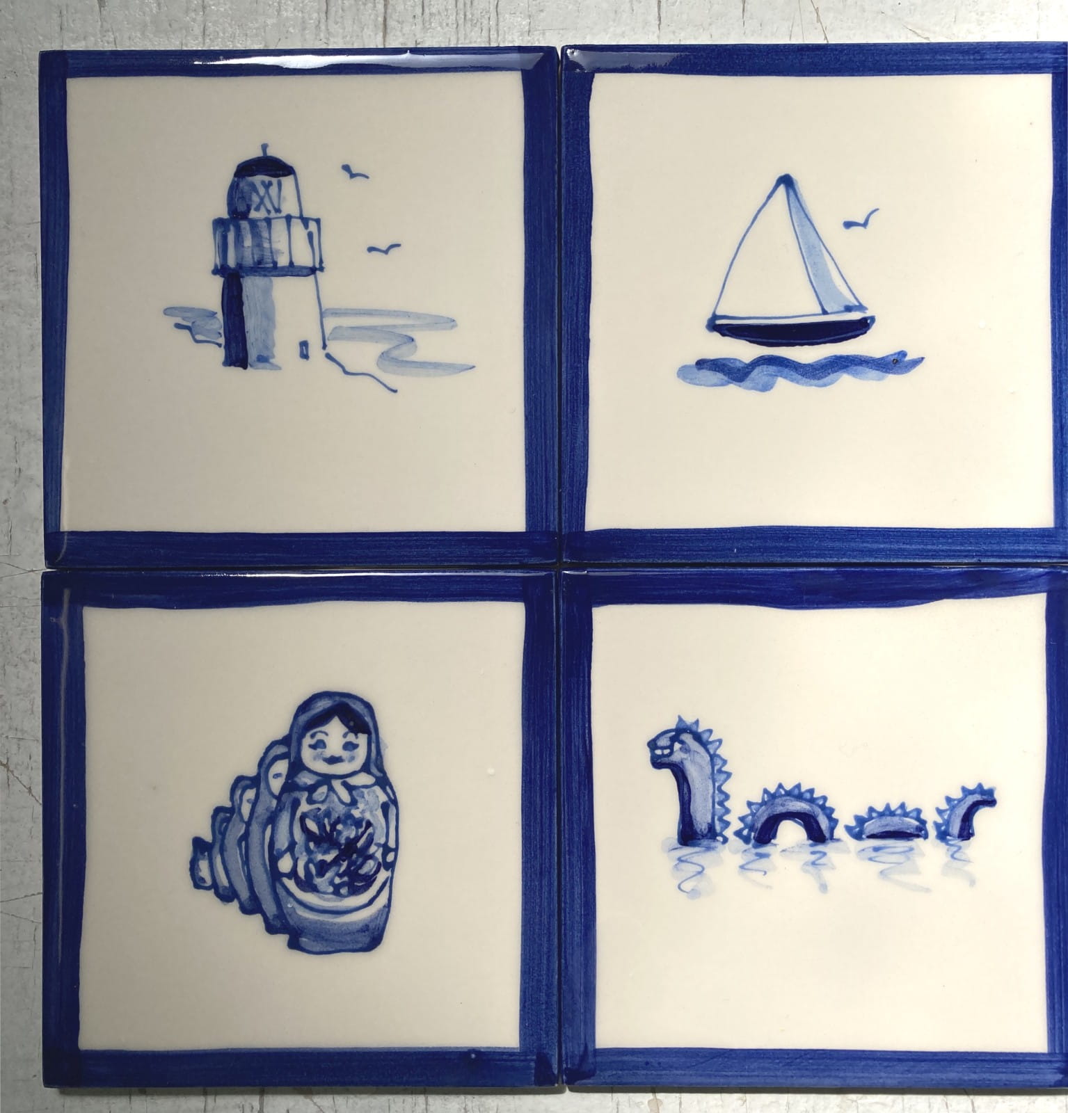 bespoke hand painted delfts