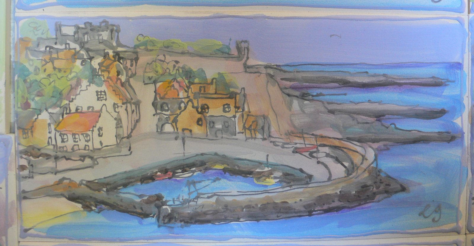 I must confess there comes a point where I have t trust that all the colours will work together once fired.....