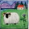 Sheep and house (with new colour palette)