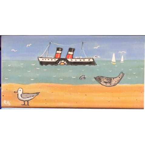 Panorama Print Waverley Steam Paddler