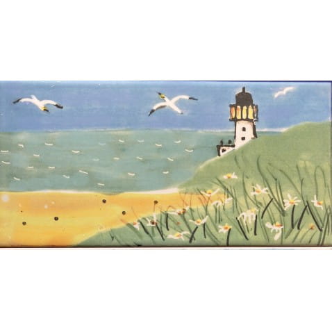 Panorama Print Lighthouse on Left