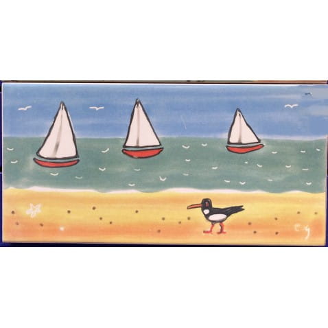 Panorama Print Yachts and Plover