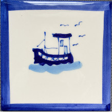 Delft style Puffer Boat