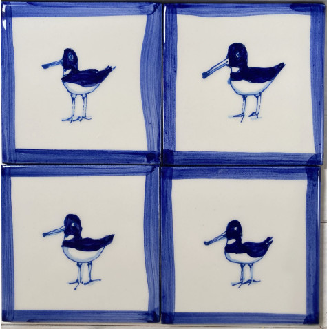 examples of the free hand drawn oystercatchers, please note, no two are exactly the same!