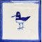 Delft style oystercatcher