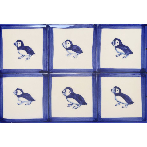 examples of hand painted puffins, please note no two are the same!