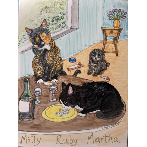 examples of dogs (and cats!) made to order work, please enquire!
