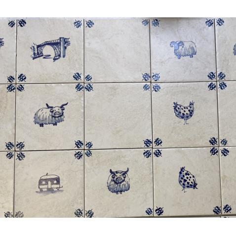 examples of bespoke and commissioned farm/cow themes