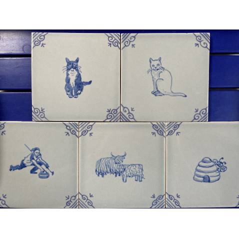 examples of bespoke and commissioned farm/cow themes