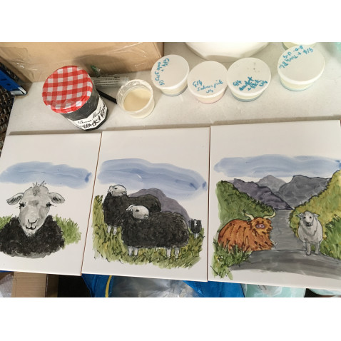 examples of bespoke and commissioned farm/cow themes
