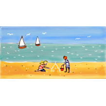 Panorama Print Sandcastles