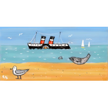 Panorama Print Waverley Steam Paddler