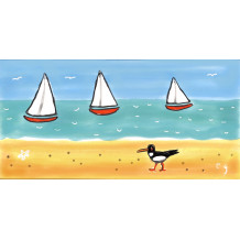 Panorama Print Yachts and Plover