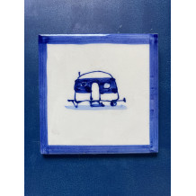 Delft style caravan