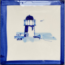 delft style lighthouse