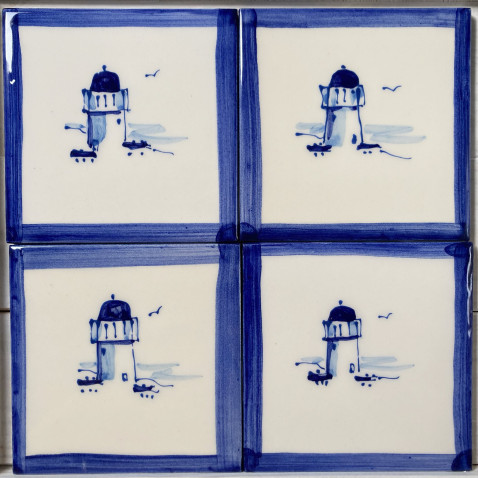 delft style lighthouse