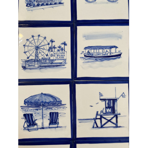 examples of commissioned and bespoke delft style tiles