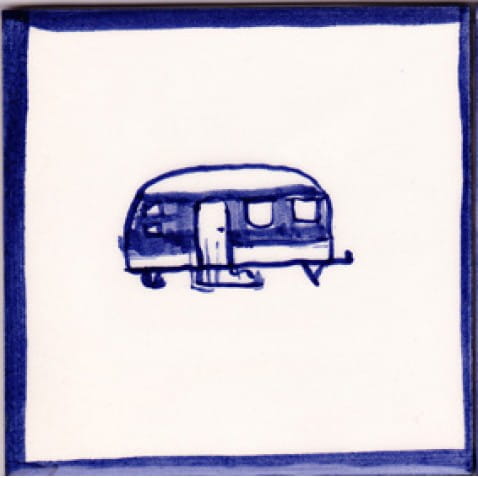 Delft style caravan