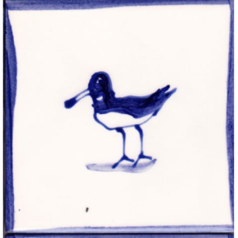 Delft style oystercatcher