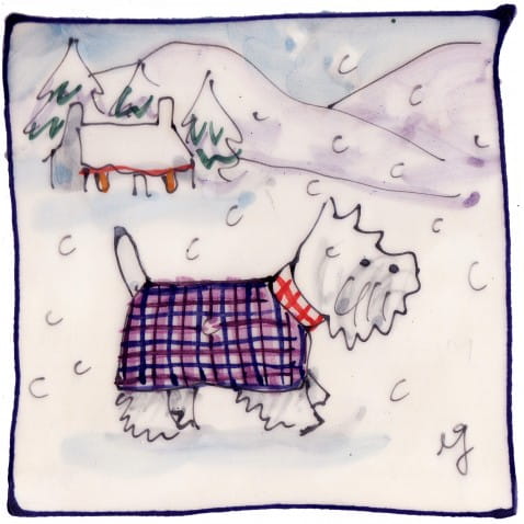 Winter westie