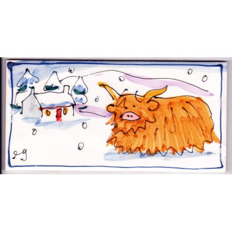 winter cow