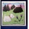 Scottie and Westie dogs large printed tile