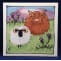 Highland Cow and Sheep large tile