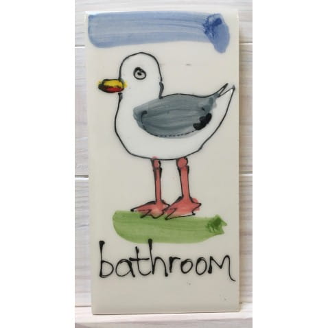 Seagull door plaque